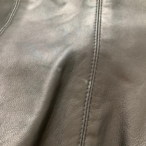 Rare & HTF Gemma Kahng New York VTG Cut-out Black Floral Runway Leather Jacket S - Picture 16 of 16